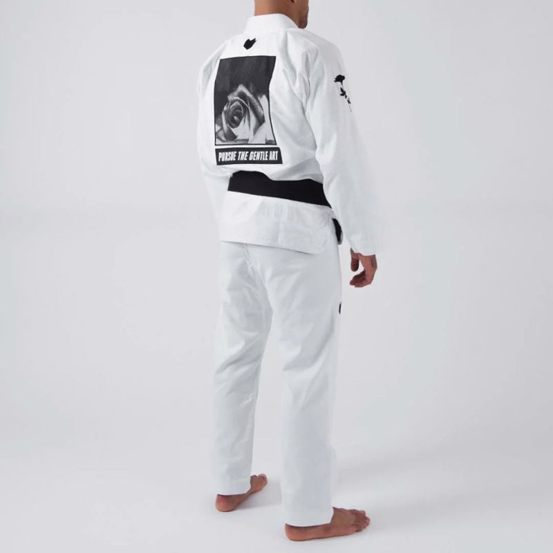 Kingz Pursue the Gentle Art Jiu Jitsu Gi - white